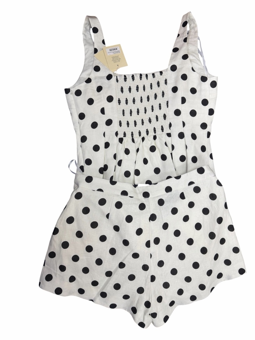 P15 Posse Rosalie polka-dot linen top & Shorts - Picture 2 of 12